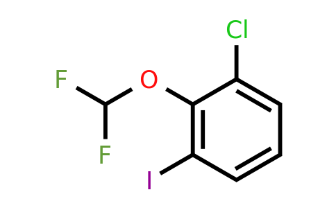 1261670-28-3 | 3-Chloro-2-(difluoromethoxy)iodobenzene