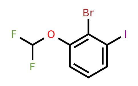 1261670-37-4 | 2-Bromo-3-(difluoromethoxy)iodobenzene