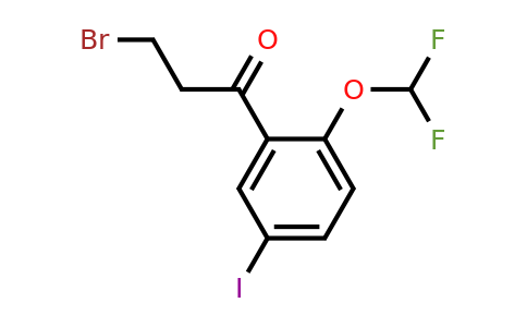 1261670-42-1 | 3-Bromo-2'-(difluoromethoxy)-5'-iodopropiophenone