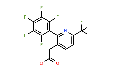 2-(Perfluorophenyl)-6-(trifluoromethyl)pyridine-3-acetic acid