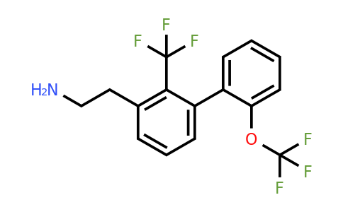 1261670-47-6 | 2'-(Trifluoromethoxy)-2-(trifluoromethyl)biphenyl-3-ethylamine