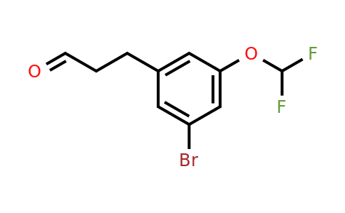1261670-50-1 | 3-(3'-Bromo-5'-(difluoromethoxy)phenyl)propionaldehyde