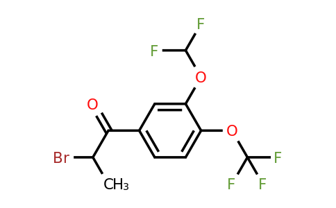 1261670-54-5 | 2-Bromo-3'-(difluoromethoxy)-4'-(trifluoromethoxy)propiophenone