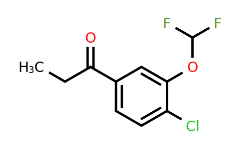 1261670-62-5 | 4'-Chloro-3'-(difluoromethoxy)propiophenone