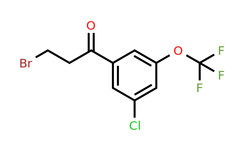 1261670-79-4 | 3-Bromo-3'-chloro-5'-(trifluoromethoxy)propiophenone