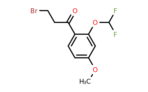 1261671-23-1 | 3-Bromo-2'-(difluoromethoxy)-4'-methoxypropiophenone