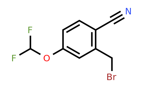 1261671-37-7 | 2-(Bromomethyl)-4-(difluoromethoxy)benzonitrile