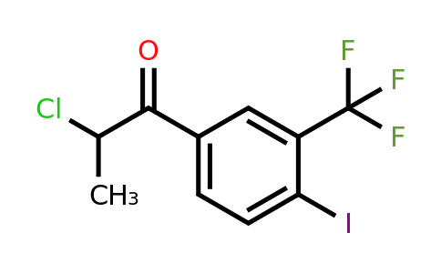 1261671-71-9 | 2-Chloro-4'-iodo-3'-(trifluoromethyl)propiophenone