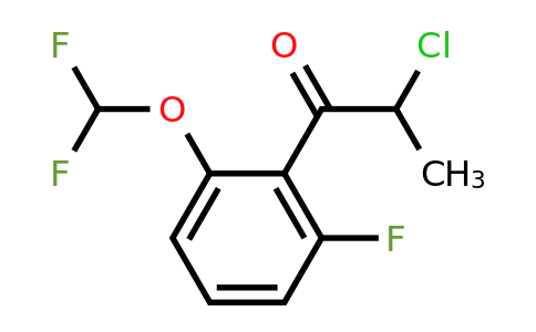 1261672-49-4 | 2-Chloro-2'-(difluoromethoxy)-6'-fluoropropiophenone