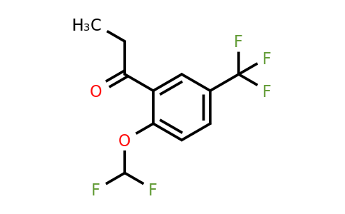 1261672-55-2 | 2'-(Difluoromethoxy)-5'-(trifluoromethyl)propiophenone