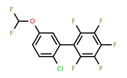 1261672-57-4 | 2'-Chloro-5'-difluoromethoxy-2,3,4,5,6-pentafluorobiphenyl