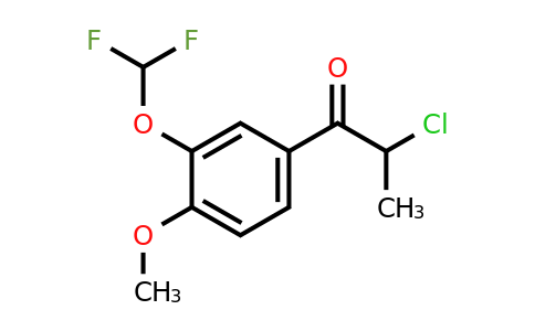 1261672-62-1 | 2-Chloro-3'-(difluoromethoxy)-4'-methoxypropiophenone