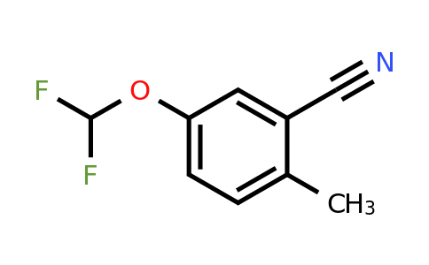 1261672-92-7 | 2-Cyano-4-(difluoromethoxy)toluene