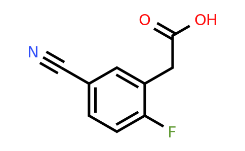 1261673-10-2 | 5-Cyano-2-fluorophenylacetic acid