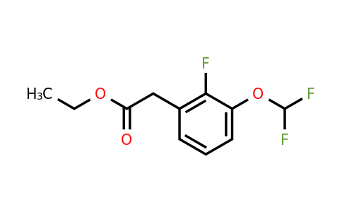 1261673-24-8 | Ethyl 3-(difluoromethoxy)-2-fluorophenylacetate