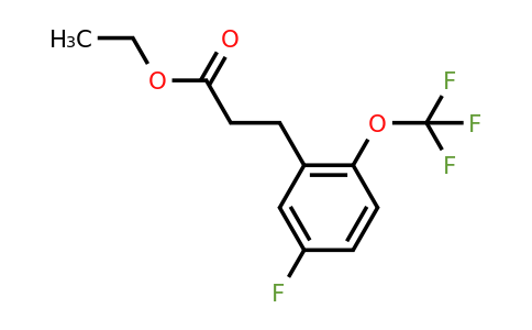1261673-58-8 | Ethyl 3-(5'-fluoro-2'-(trifluoromethoxy)phenyl)propionate