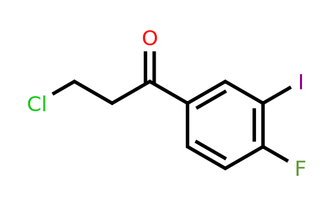 1261673-60-2 | 3-Chloro-4'-fluoro-3'-iodopropiophenone