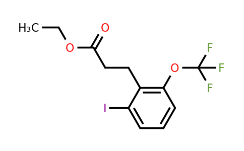 1261673-86-2 | Ethyl 3-(2'-iodo-6'-(trifluoromethoxy)phenyl)propionate