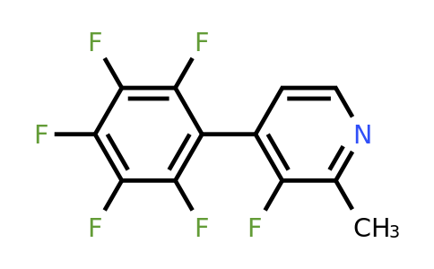 3-Fluoro-2-methyl-4-(perfluorophenyl)pyridine