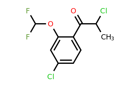 1261674-19-4 | 2,4'-Dichloro-2'-(difluoromethoxy)propiophenone