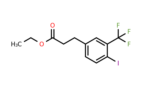 1261674-34-3 | Ethyl 3-(4'-iodo-3'-(trifluoromethyl)phenyl)propionate