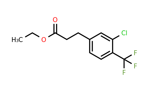 1261674-37-6 | Ethyl 3-(3'-chloro-4'-(trifluoromethyl)phenyl)propionate