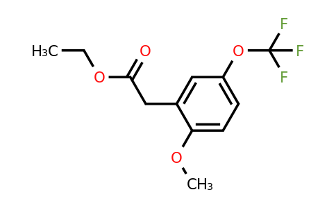 1261674-38-7 | Ethyl 2-methoxy-5-(trifluoromethoxy)phenylacetate