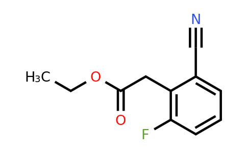 1261674-42-3 | Ethyl 2-cyano-6-fluorophenylacetate