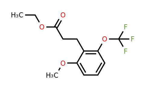 1261674-47-8 | Ethyl 3-(2'-methoxy-6'-(trifluoromethoxy)phenyl)propionate