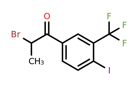 1261674-65-0 | 2-Bromo-4'-iodo-3'-(trifluoromethyl)propiophenone