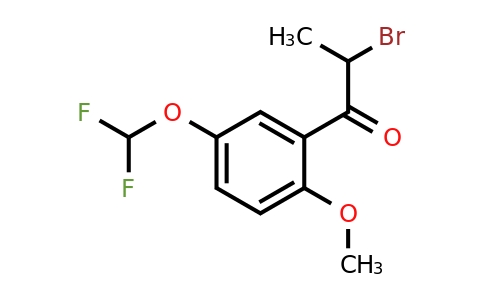 1261674-74-1 | 2-Bromo-2'-methoxy-5'-(difluoromethoxy)propiophenone