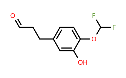1261674-88-7 | 3-(4'-(Difluoromethoxy)-3'-hydroxyphenyl)propionaldehyde