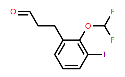 1261674-93-4 | 3-(2'-(Difluoromethoxy)-3'-iodophenyl)propionaldehyde