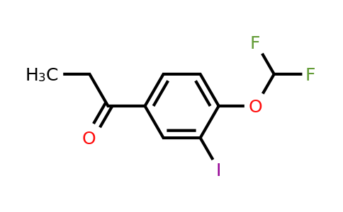 1261675-08-4 | 4'-(Difluoromethoxy)-3'-iodopropiophenone
