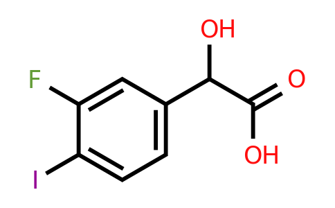 1261675-18-6 | 3-Fluoro-4-iodomandelic acid