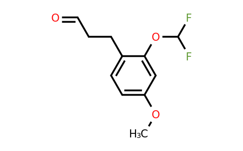 1261675-30-2 | 3-(2'-(Difluoromethoxy)-4'-methoxyphenyl)propionaldehyde