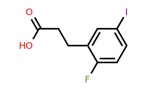 1261675-31-3 | 3-(2'-Fluoro-5'-iodophenyl)propionic acid