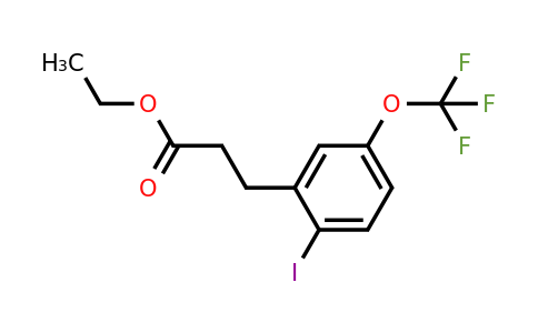1261675-54-0 | Ethyl 3-(2'-iodo-5'-(trifluoromethoxy)phenyl)propionate