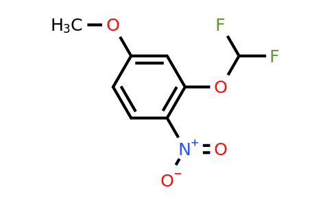 1261675-58-4 | 3-(Difluoromethoxy)-4-nitroanisole
