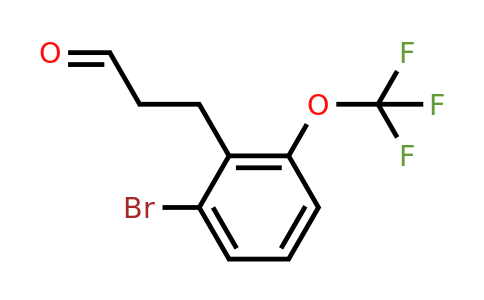 1261675-61-9 | 3-(2'-Bromo-6'-(trifluoromethoxy)phenyl)propionaldehyde