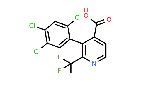 1261675-62-0 | 3-(2,4,5-Trichlorophenyl)-2-(trifluoromethyl)isonicotinic acid