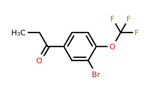 1261675-76-6 | 3'-Bromo-4'-(trifluoromethoxy)propiophenone
