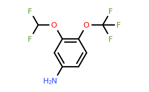 1261675-96-0 | 3-(Difluoromethoxy)-4-(trifluoromethoxy)benzenamine