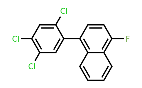 1261675-97-1 | 1-Fluoro-4-(2,4,5-trichlorophenyl)naphthalene