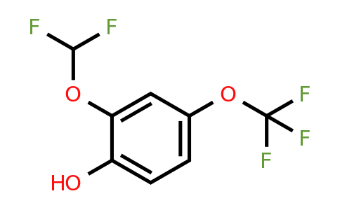 1261676-04-3 | 2-(Difluoromethoxy)-4-(trifluoromethoxy)phenol