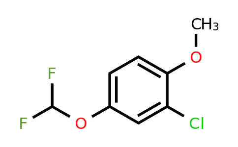 1261676-25-8 | 2-Chloro-4-(difluoromethoxy)anisole