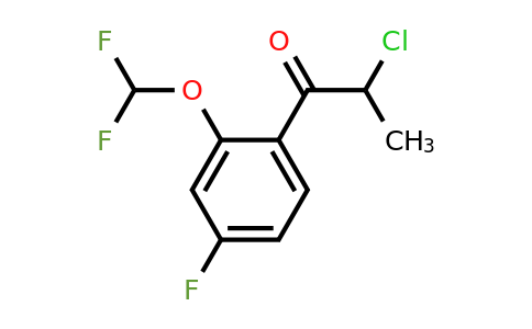 1261676-47-4 | 2-Chloro-2'-(difluoromethoxy)-4'-fluoropropiophenone