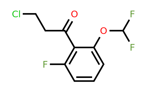 1261676-54-3 | 3-Chloro-2'-(difluoromethoxy)-6'-fluoropropiophenone