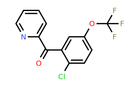 1261676-82-7 | 2-(2-Chloro-5-(trifluoromethoxy)benzoyl)pyridine