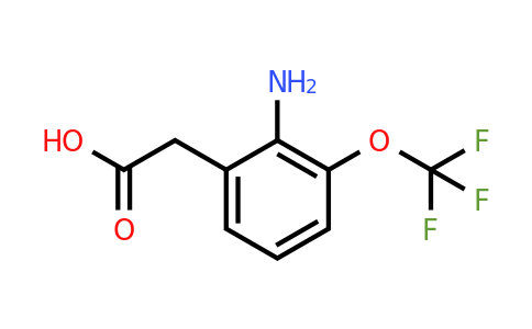 1261677-46-6 | 2-Amino-3-(trifluoromethoxy)phenylacetic acid